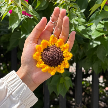 Sunflower Keychain