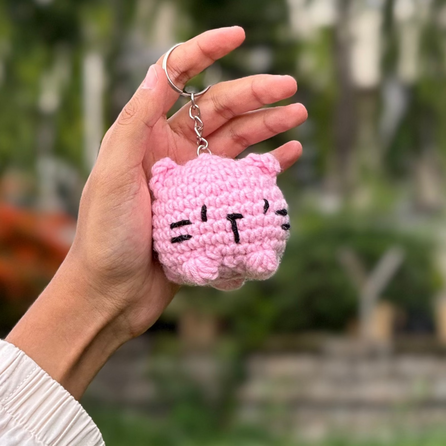 Mochi Cat Keychain